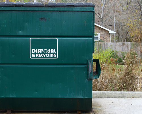 Dumpster Pad Cleaning