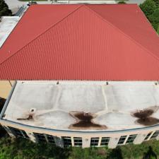 Church roof cleaning