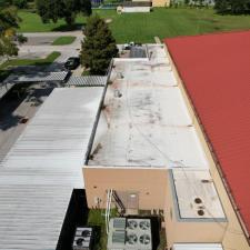 Church roof cleaning